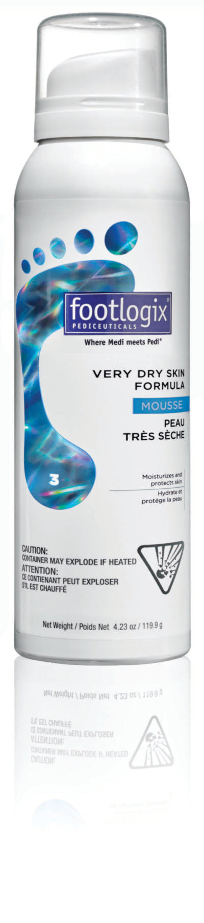 Mousse peaux très sèche